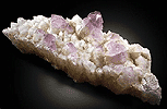 Amethyst on Milky Quartz from Ashaway Village, Hopkinton, Rhode Island