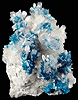 Cavansite and Stilbite from Wagholi Quarry, Maharastra, India