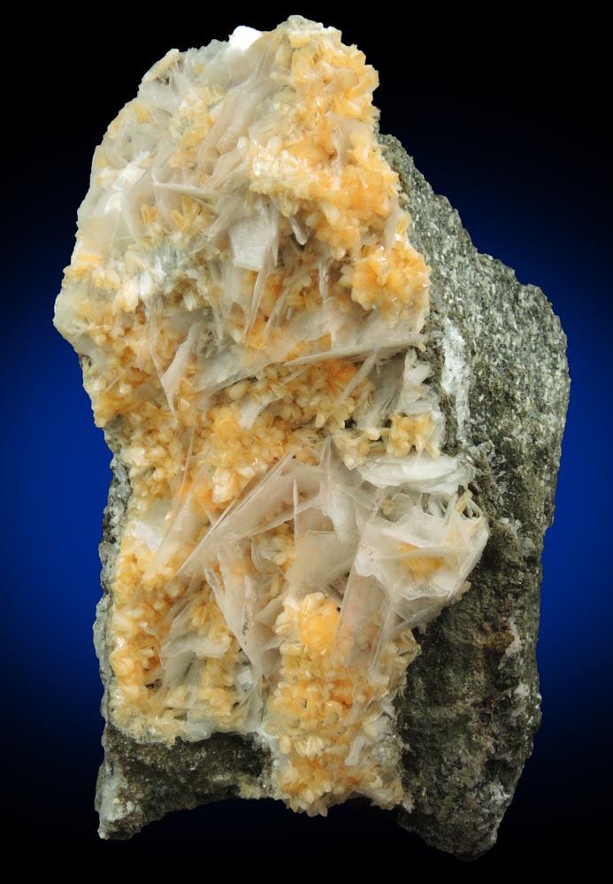 Mineral Stilbite-Ca and Calcite for sale from Water Tunnel No.3 under Roosevelt Island, New York City, New York County, New York