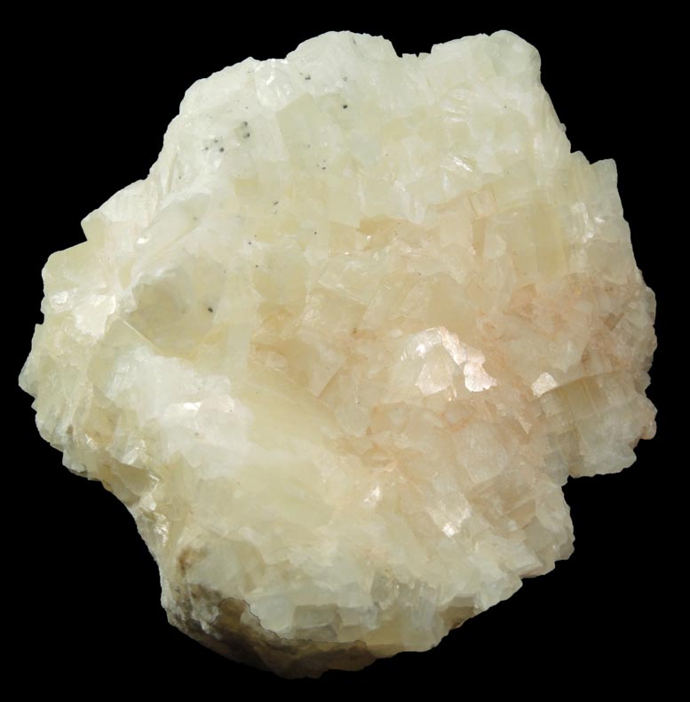 Detail view of mineral Calcite for sale from 63rd Street Subway Tunnel, Manhattan Island, New York City, New York County, New York