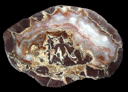 Quartz var. Agate Thunderegg from Ochoco Mountains, Oregon