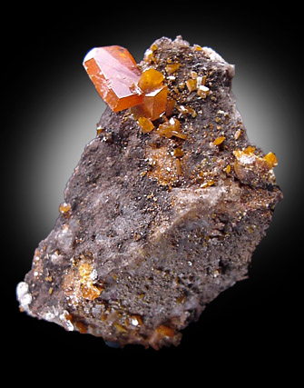 Wulfenite from Red Cloud Mine, Silver District, La Paz County, Arizona