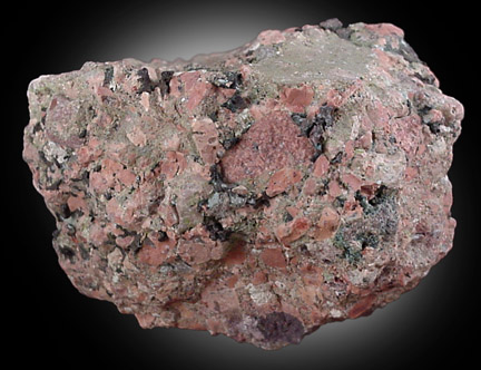 Copper in Conglomerate from Calumet & Hecla Mine, Keweenaw Peninsula, Houghton County, Michigan