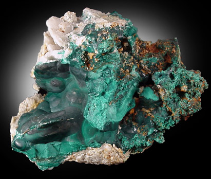 Pseudomalachite from Rheinbreitbach, Germany