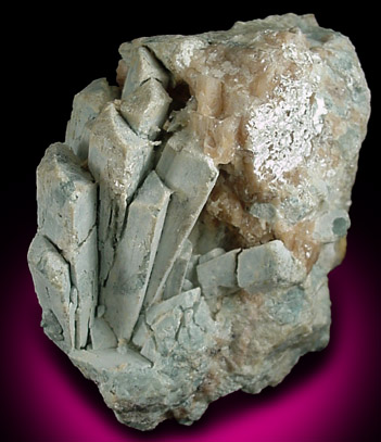 Andalusite from Champion Mine, 6 km WSW of White Mountain Peak, White Mountains, Mono County, California