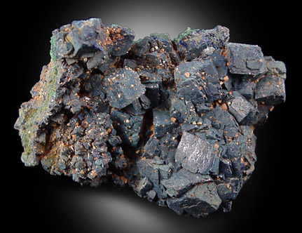 Azurite from Chessy-les-Mines, Rhne, 23 km NW of Lyon, Rhne-Alpes, France