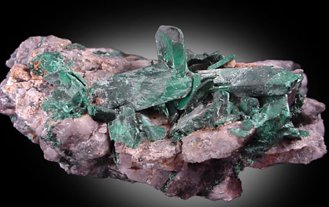 Malachite pseudomorph after Azurite from Tsumeb Mine, Otavi-Bergland District, Oshikoto, Namibia