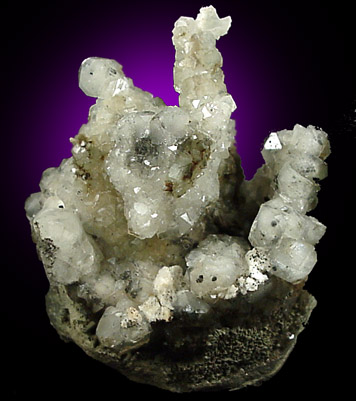 Apophyllite and Calcite from Millington Quarry, Bernards Township, Somerset County, New Jersey