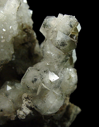 Apophyllite and Calcite from Millington Quarry, Bernards Township, Somerset County, New Jersey