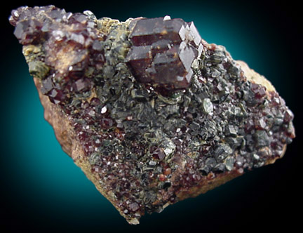 Grossular Garnet var. Hessonite from Passo del Faiallo, Urbe, Savona, Liguria, Italy