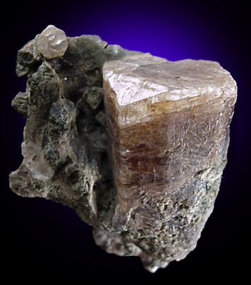 Danburite with Augite from Russell, St. Lawrence County, New York
