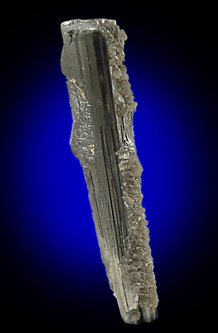 Stibnite with Calcite from Manhattan, Nye County, Nevada