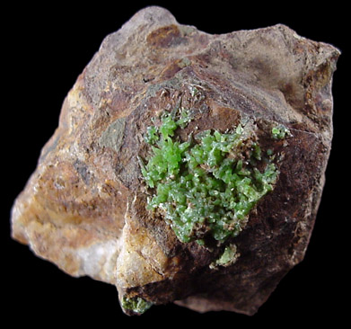 Pyromorphite from Wheatley Mine, Phoenixville, Pennsylvania