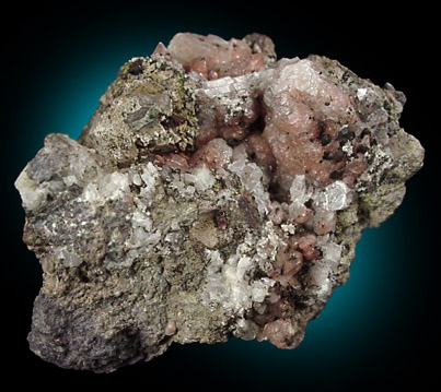 Copper in Calcite from Calumet, Michigan