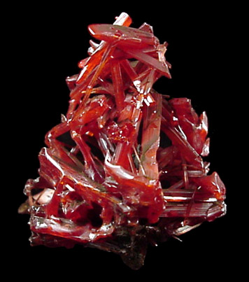 Crocoite from Dundas, Tasmania, Australia