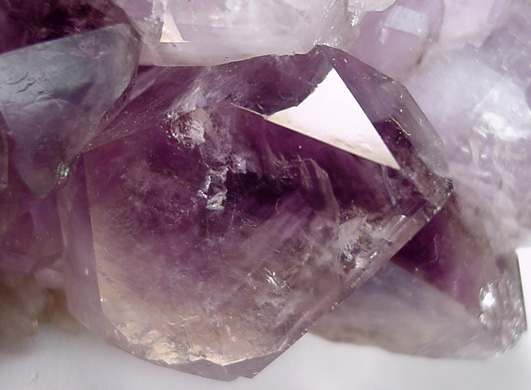 Quartz var. Amethyst from Intergalactic Pit, Deer Hill, Stowe, Oxford County, Maine