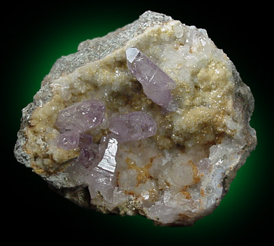 Quartz var. Amethyst from Osilo, Sassari, Sardinia, Italy