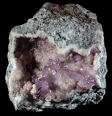 Quartz var. Amethyst from Osilo, Sassari, Sardinia, Italy