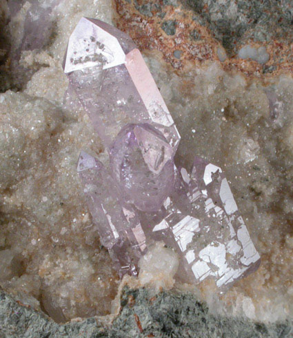 Quartz var. Amethyst from Osilo, Sassari, Sardinia, Italy