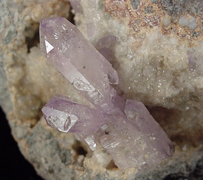 Quartz var. Amethyst from Osilo, Sassari, Sardinia, Italy