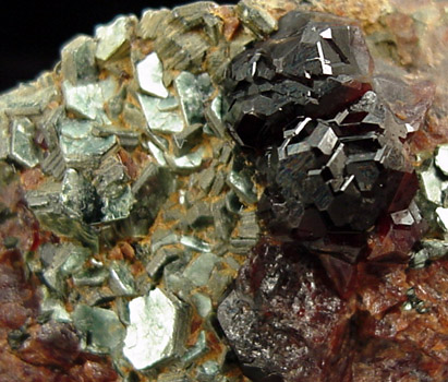 Andradite Garnet from Bellecombe, Valle d'Aosta, Italy