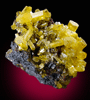 Mimetite on Cesarolite from Guatomo Mine, near Tham Thalu, south of Hat Yai, Yala Province, Thailand