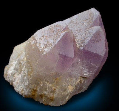 Quartz var. Amethyst from July 4th Pocket, Intergalactic Pit, Deer Hill, Stowe, Oxford County, Maine