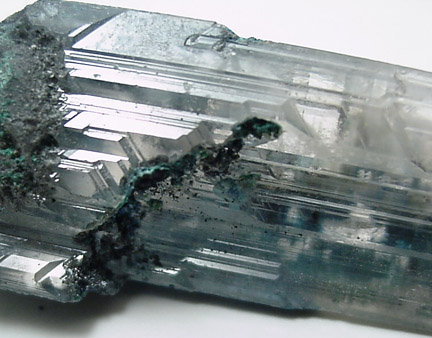 Cerussite with Linarite inclusions from Tsumeb Mine, Otavi-Bergland District, Oshikoto, Namibia