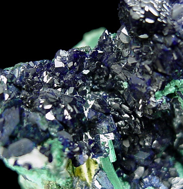 Azurite and Malachite from Tsumeb Mine, Otavi-Bergland District, Oshikoto, Namibia