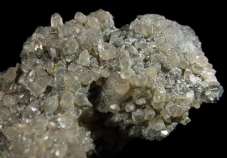 Smithsonite on Galena from Tsumeb Mine, Otavi-Bergland District, Oshikoto, Namibia