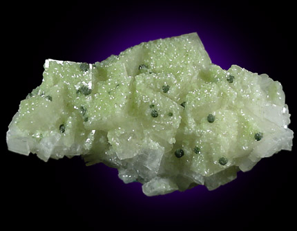 Conichalcite, Duftite, Calcite from Tsumeb Mine, Otavi-Bergland District, Oshikoto, Namibia (Type Locality for Duftite)