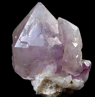 Quartz var. Amethyst from July 4th Pocket, Intergalactic Pit, Deer Hill, Stowe, Oxford County, Maine