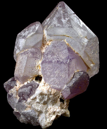 Quartz var. Amethyst from July 4th Pocket, Intergalactic Pit, Deer Hill, Stowe, Oxford County, Maine