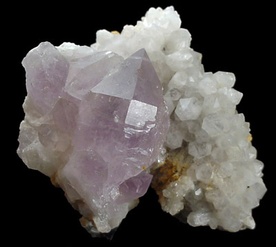 Quartz var. Amethyst from Intergalactic Pit, Deer Hill, Stowe, Oxford County, Maine