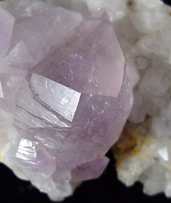 Quartz var. Amethyst from Intergalactic Pit, Deer Hill, Stowe, Oxford County, Maine