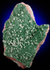 Malachite with Calcite from Lubumbashi, Katanga Copperbelt, Haut-Katanga Province, Democratic Republic of the Congo