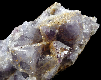 Fluorite on Quartz with Phillipsite from Thomaston Dam Railroad Cut, Thomaston, Litchfield County, Connecticut