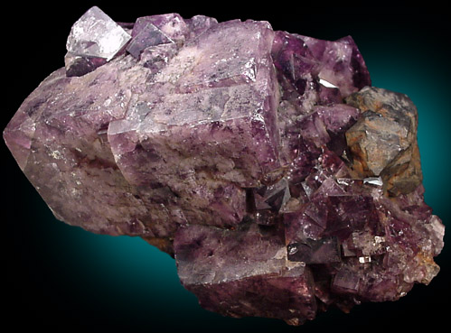 Fluorite with Galena from Frazer's Hush Mine, Rookhope, Weardale, County Durham, England