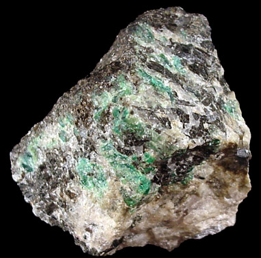 Beryl var. Emerald from Crabtree Mine, Mitchell County, North Carolina