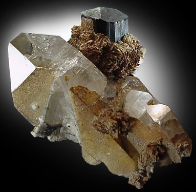 Schorl Tourmaline, Quartz, Albite from Bulochi, near Shengus, Gilgit-Baltistan, Pakistan