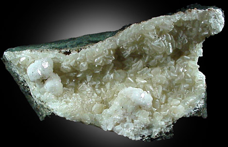 Apophyllite on Datolite from Millington Quarry, Bernards Township, Somerset County, New Jersey