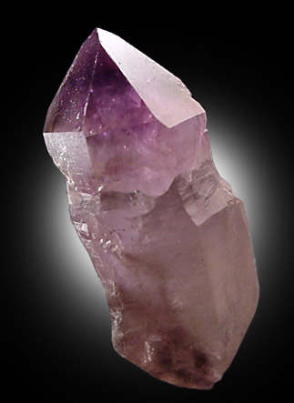 Quartz var. Amethyst from O and G Industries Southbury Quarry, Southbury, New Haven County, Connecticut