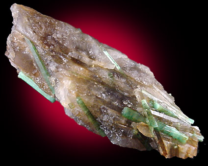 Beryl var. Emerald from Mount Dayakou tungsten mine, 6 km northeast of Mengdong village, Malipo County, Yunnan Province, China