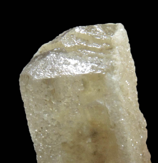 Natrolite with partial coating of Heulandite from Chimney Rock Quarry, Bound Brook, Somerset County, New Jersey