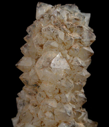 Quartz pseudomorph after Anhydrite from O and G Industries Southbury Quarry, Southbury, New Haven County, Connecticut