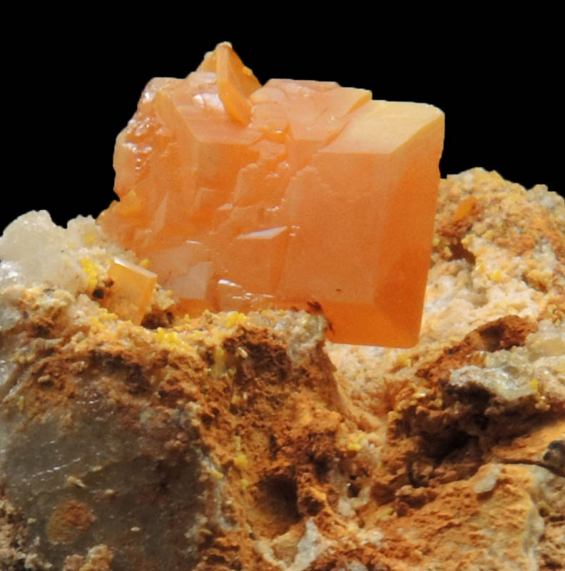 Wulfenite from Red Cloud Mine, Silver District, La Paz County, Arizona