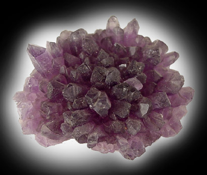 Quartz var. Amethyst from Catalan Agate-Amethyst District, Souther Paran Basalt Basin, Artigas, Uruguay