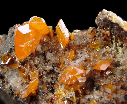 Wulfenite from Red Cloud Mine, Yuma, Arizona