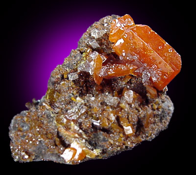 Wulfenite from Red Cloud Mine, Yuma, Arizona