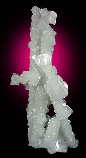 Prehnite pseudomorph after Laumontite with Apophyllite from Bombay Quarry, Mumbai (Bombay), Maharastra, India